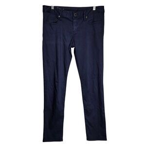 Lilly‎ Pulitzer Worth Skinny Navy Blue Pants Womens Size 10 Stretch Chino
